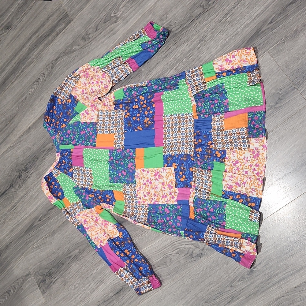 Fate Patchwork Ruffle All In Good Time Dress - image 6